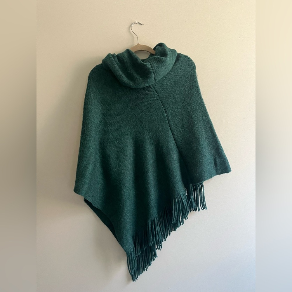 Chico’s cowl neck poncho style sweater